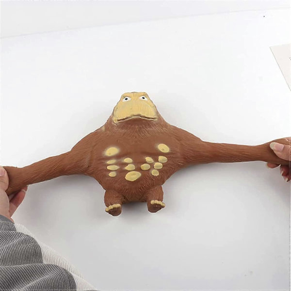 Stretchig Lim-sandfylld Gummi Gorilla, Latex Gorilla Mjuk Avkoppling Dockleksak, Djur Högelastisk Stretchbar Avkoppling, Avkoppling Leksak