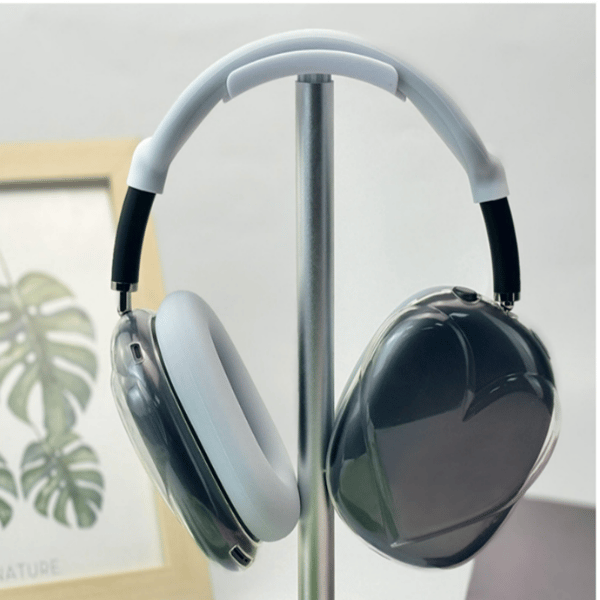 TPU-fodral för AirPods Max hörlurar, 2-pack transparent