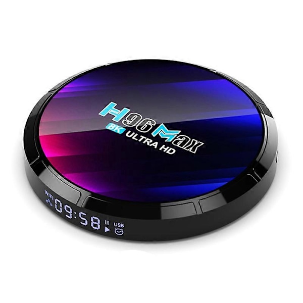 H96MAX RK3528 Smart TV Box Android 13 8K 2GB 16GB 2.4G 5G Wifi Toppbox Mediaspelare TV-box EU-kontakt