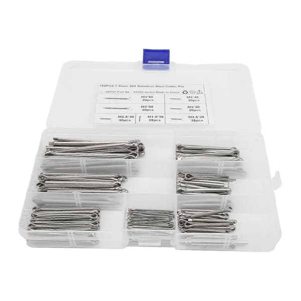 Splint, 150 stk. Splintclips Splint Rustfrit stål Splint Optimal effektivitet