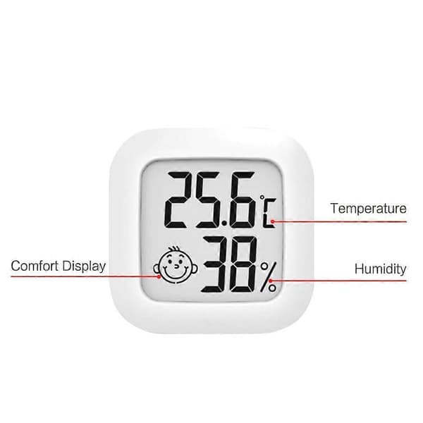 ZK-Indendørs Digital Hygrometer Thermohygrometer med Mini Høj Præcision Termometer