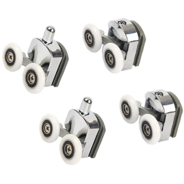 Suihkuoven rullasarja (4 kpl) - Kaksi pyörää - Soikea - Perhonen (23 mm)