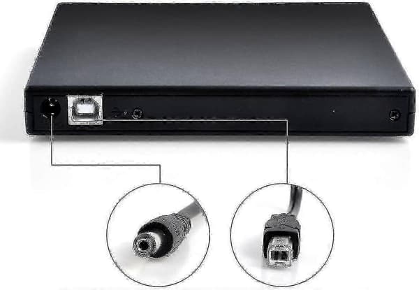 Ekstern DVD-drev med CD-brænder - USB 3.0 Bærbar CD/DVD-brænder til bærbar og PC