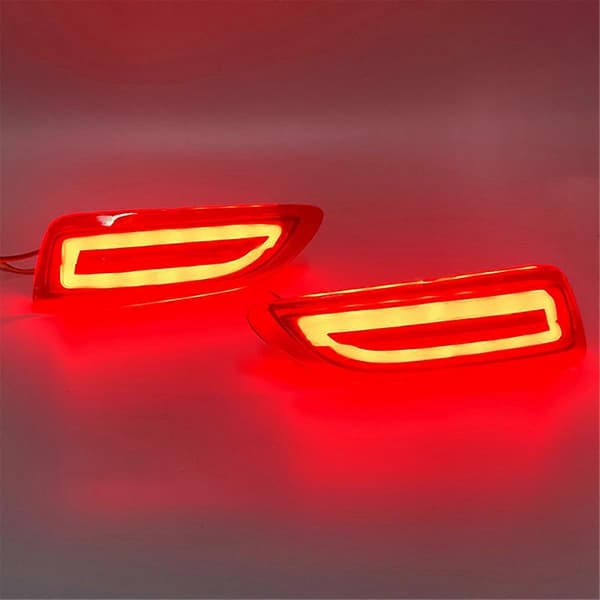2 stk./par LED-billygter bagkofangerreflektorlys LED-bremsesignallampe passer til 2011 2012 2013