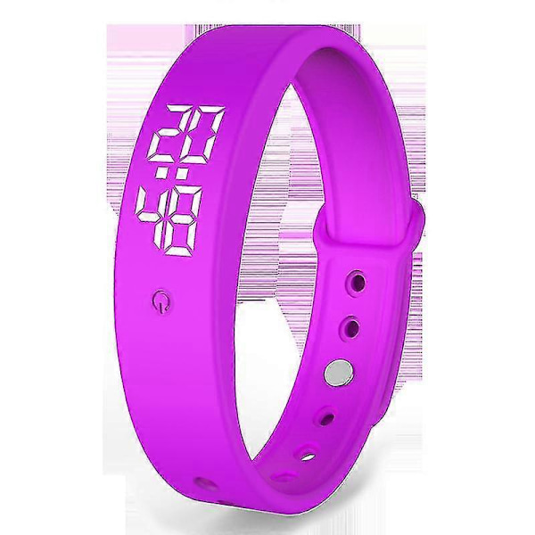 Högkvalitativt Armband Vibrationsvarning Temperaturövervakning Exakt Display Smart Rem Påminnelse Klocka NIUNIU