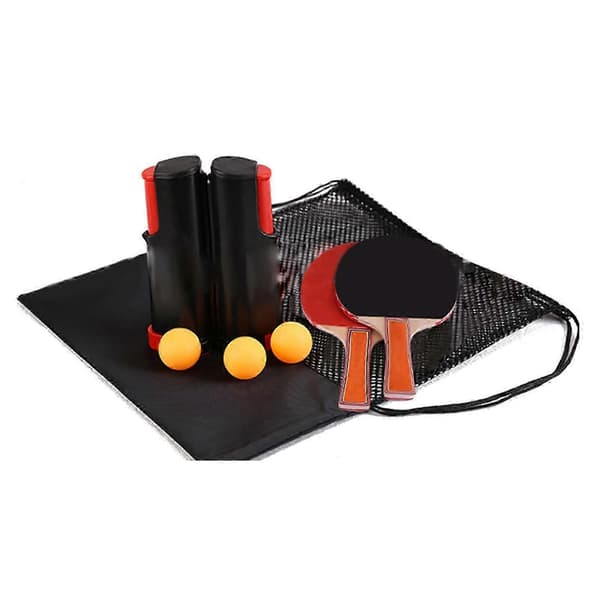 Bordtennis Sæt Bat Bolde Net Kit Bærbart Bordtennis Sæt Til Udendørs Spil