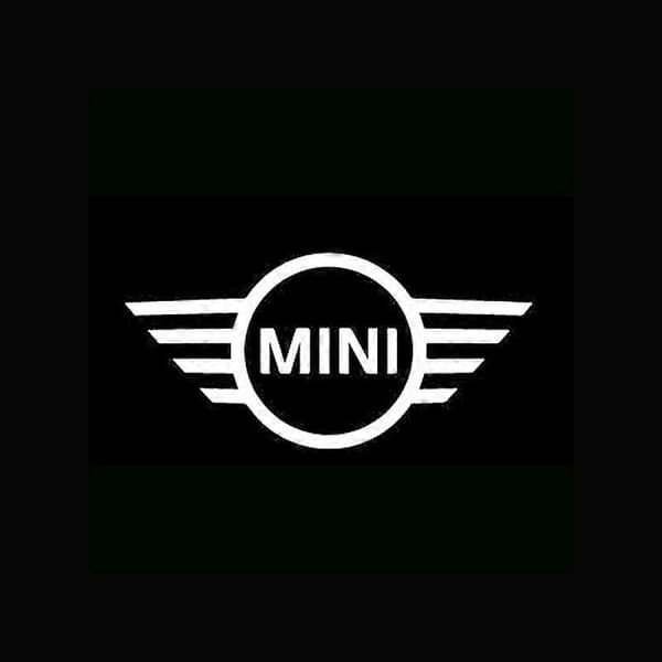 2 stk. velegnet til mini mini cooper velkomstlys projektor dekorativ led lys laser dørlys, Sty