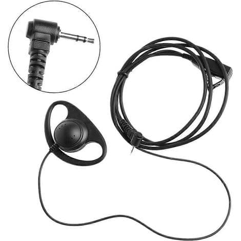 PTT-headset med 2,5 mm 1-bens stik til Motorola Talkabout - Radiotilbehør