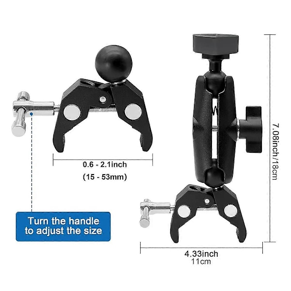 För Starlink Mini Fäste Justerbart Klammerfäste Kit Klammerfäste för Husbilsstegar Takräcke Balkong