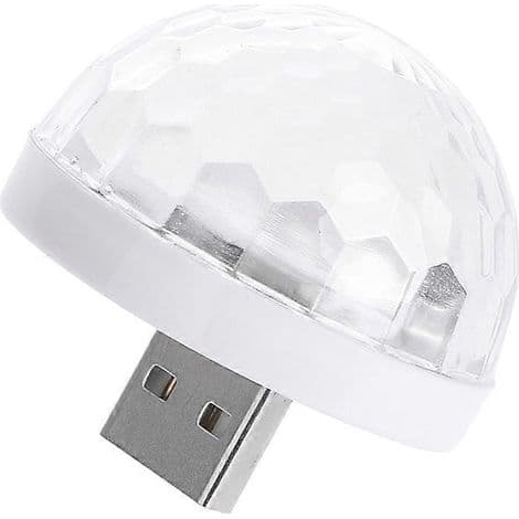 Mini USB LED billampe, integreret stemningslampe