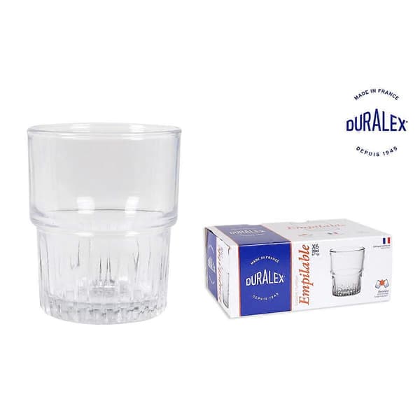 Glas sæt Duralex 1014AB06/6 200 ml 6 Stykker (6 Enheder)