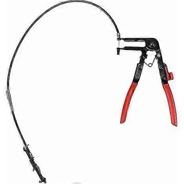 Slangeklemme Tang, Slangeklemme Tang Med 620mm Bowden Kabel, Automekaniker Værktøj, 1 Styk
