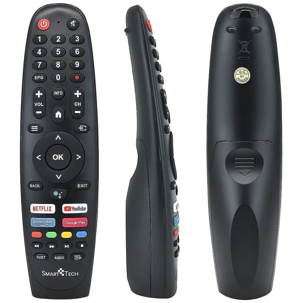 JVC Voice Assistant TV-fjernkontroll for Smart Tech - B0btdxpw38