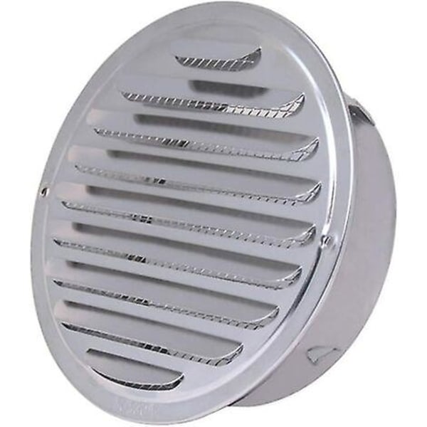 Rustfrit Stål Luftventilationskugle Tykk Ventilationsgitter Væghængt Emhætte Udstødningsdæksler Badeværelse Køkkenventiler (200mm)