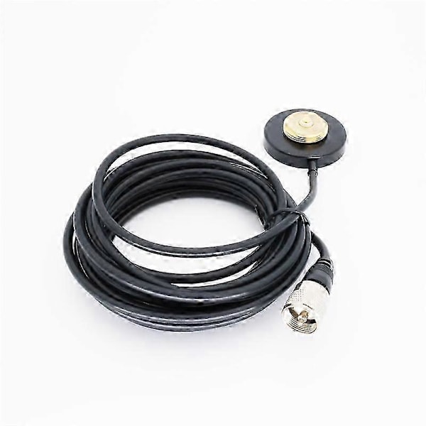 Uhf/Vhf til Nmo-kontakt Antenne Magnetisk Feste Base Adapter for Bil Mobilradio Tilbehør bs