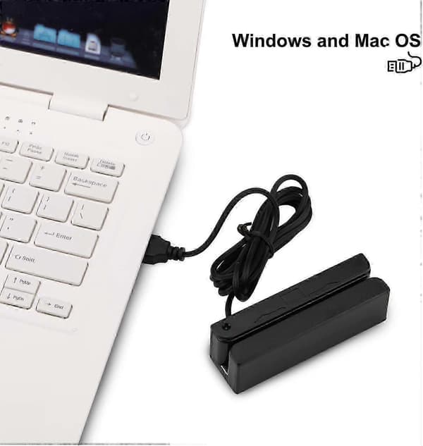 MSR90 USB Magnetisk Kreditkortläsare 3 Spår Mini Smart Card Reader