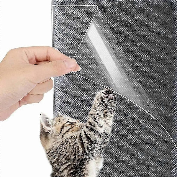 30x500CM Anti Katte Rids Møbelbeskytter Klar PVC Sofabeskytter