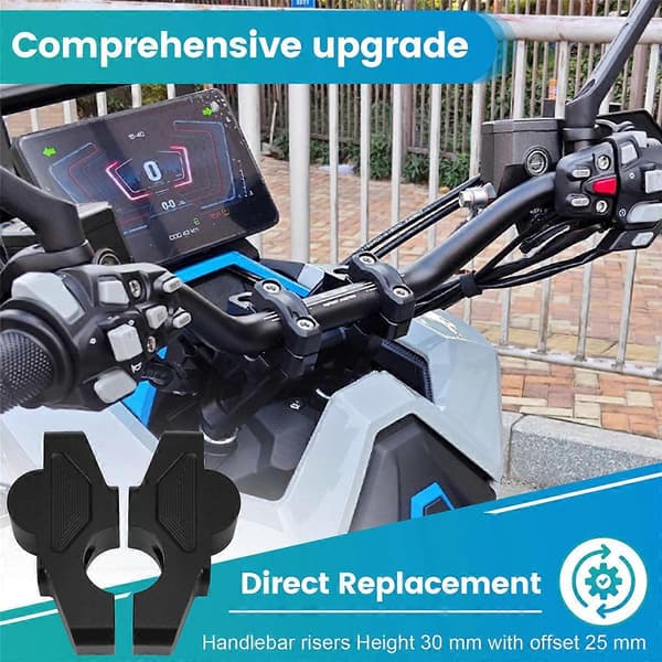 Scooter Tilbehør Styre Riser Klemme Forlengelsesadapter for 368G 368G Adv 2024-