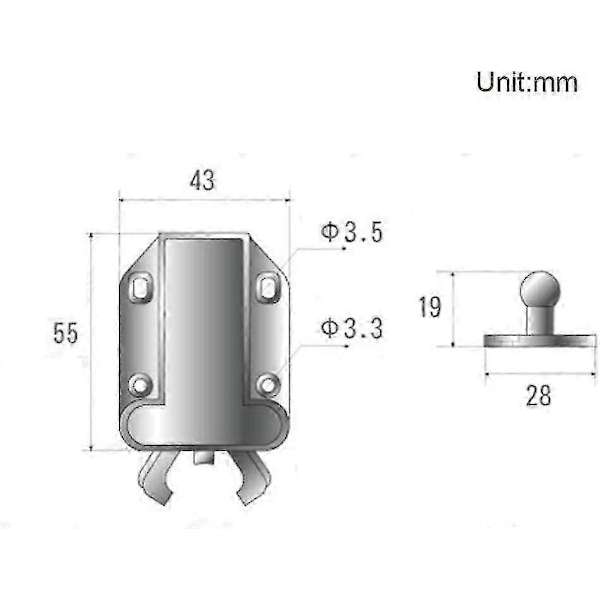 8 kpl Push Latchtouch Latch Safe Push Latchrebound Itselukittuva Laiteopen Catch Lock Laatikko Cabine