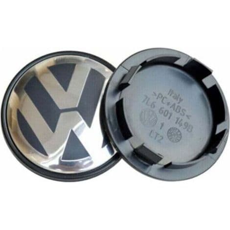 Sett med 4 originale navkapsler for aluminiumsfelger, 56 mm