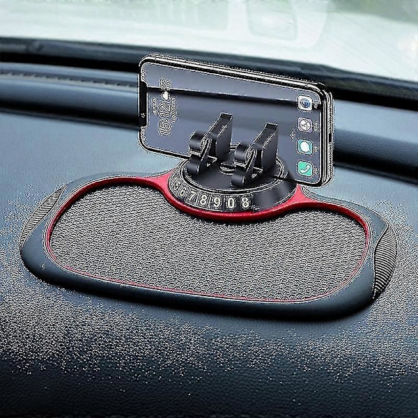Multifunksjonell Anti-skli Bilmatte Biltelefonholder Sklisikker Sticky Anti-skli Dash Telefonfeste Silikon Dashbord Bil Pad Matte-yvan