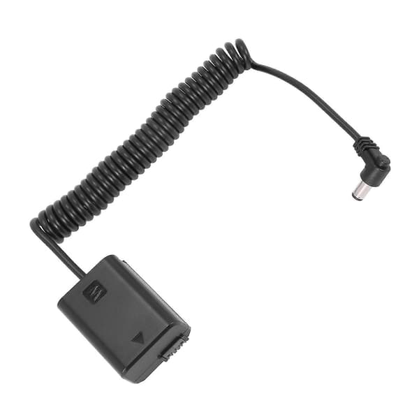 NP-FW50 Dummy Batteriadapter med DC-strömkabel för A7-kameror
