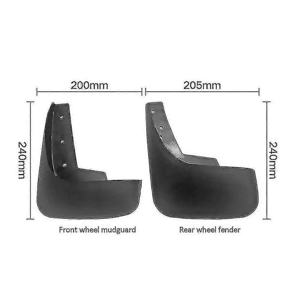 Stænkskærme til 2002-2006 4 stk. Forreste bageste mudderklapper Mudguards Fender Biltilbehør