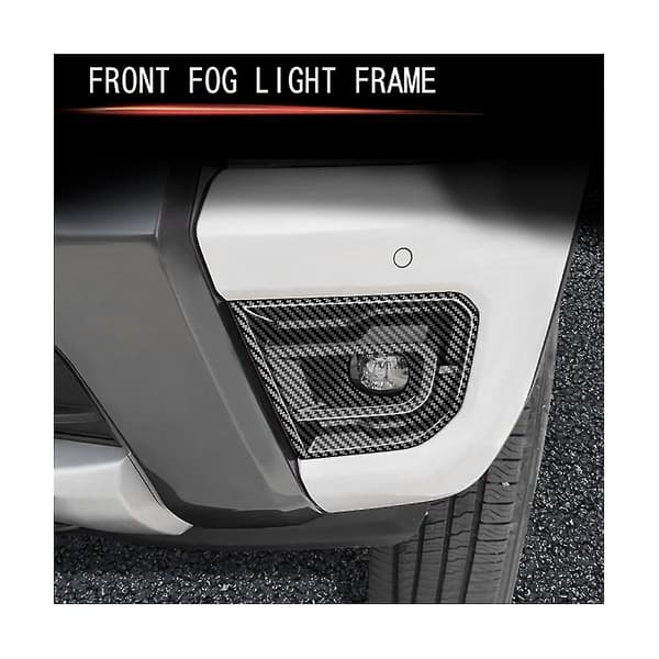 Bil Karbonfiber Mønster Frontfanger Tåkelys Deksel Trim Front Tåkelys Ramme For 2023+