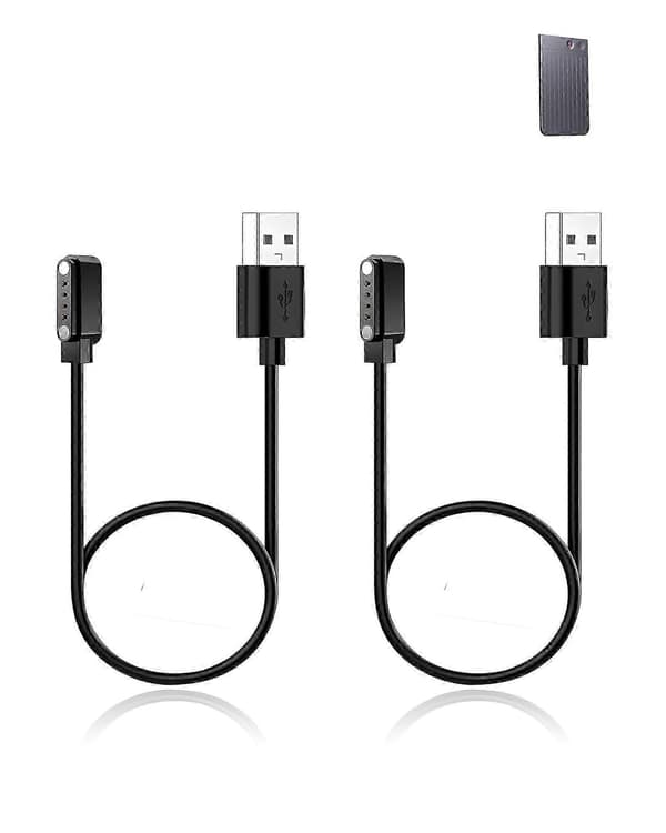 (Pakke med 2) Kabel for PLAUD Note AI Stemmeopptaker, Robust Magnetisk USB-ladekabel Kompatibel med Plaud Note Ref: 2592