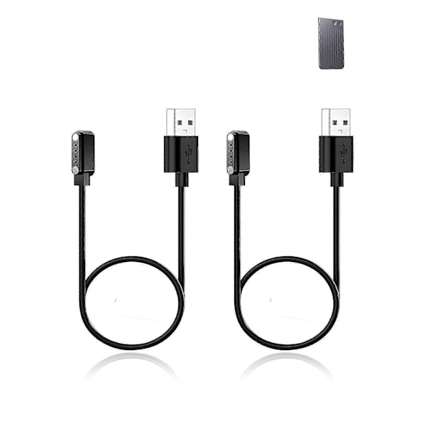 (Pakke med 2) Kabel til PLAUD Note AI Stemmeoptager, Robust Magnetisk USB-ladekabel Kompatibel med Plaud Note Ref: 2592