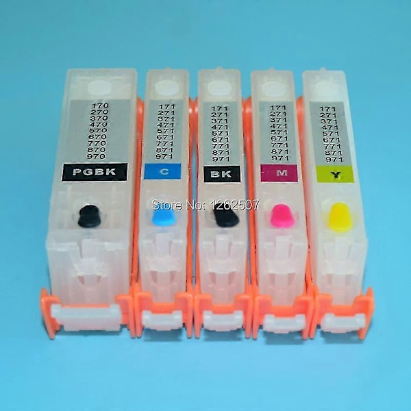 hg Genopfyldelig blækpatron med ARC-chip til Canon PIXUS MG5730 MG6930 MG7730F MG7730 TS5030 5030 TS6030 TS8030 TS9030 printere