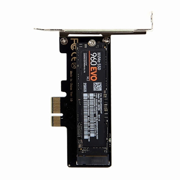 PCI-E 3.0 x1 Lane till M.2 M-Key SSD Nvme AHCI PCI Express Adapterkort PCIE SSD X