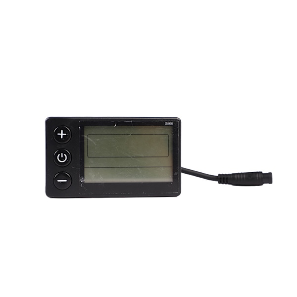 S866 El-cykel LCD Display E-Bike El-Scooter Display Måler Kontrolpanel med Vandafvisende