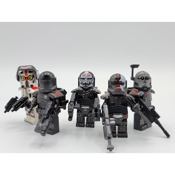 Star Wars Bad Batch Brugerdefineret Minifigur 5-pak