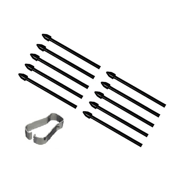 10 stk. Stylus-spisser Stylus-refill Spen-refill til Samsung Galaxy Tab S6Lite S6/S7/S7/S8 Note10/Note20