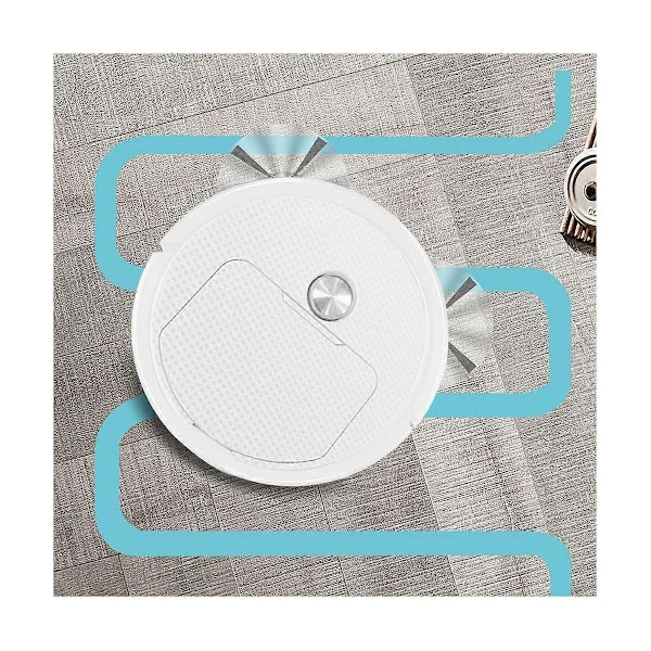 Smart Soprobot Hem Mini Dammsugare Sopning och Dammsugning Trådlös Dammsugare Sopande Robo