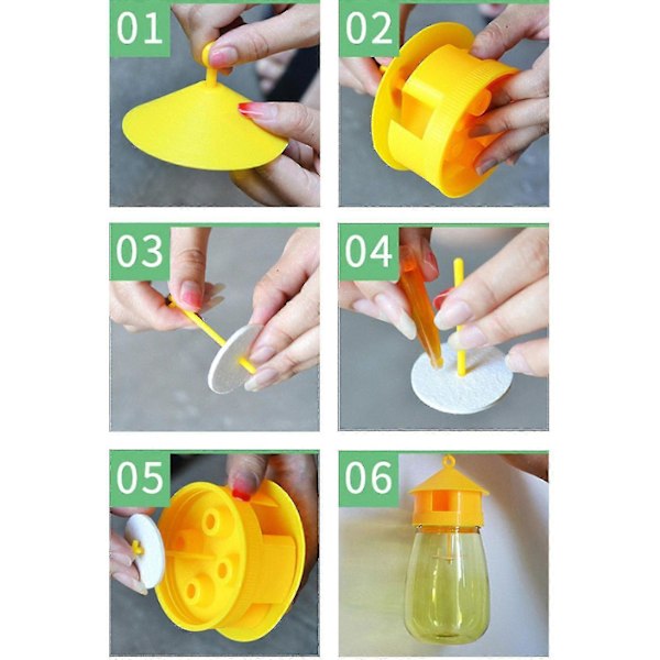 Getingfälla, honungsbifälla, insektsfälla, bifälla, getingavskräckare utomhus, 2-pack
