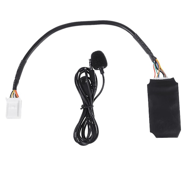 Bilradio Audio Adapter Bluetooth Aux-kabel Mikrofon Handsfree Musikkgrensesnitt Diskboks For Toyota Reiz/Camry/Corolla