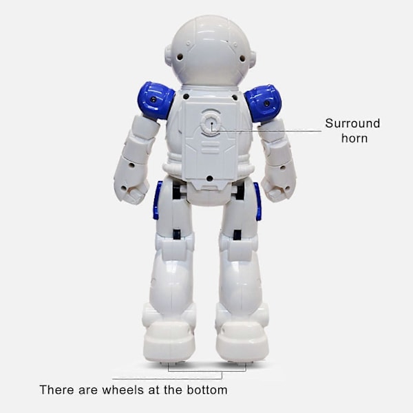 RC Geststyrningsdansrobot Programmerbar Intelligent Elektrisk Sång-Fjärrkontroll Utbildande Humanoid Robotik Leksaker För Pojkar