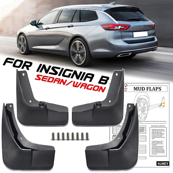 4x Stänkskydd för Opel Vauxhall Insignia B Mk2 Buick Regal Holden Commodore 2018 - 2022