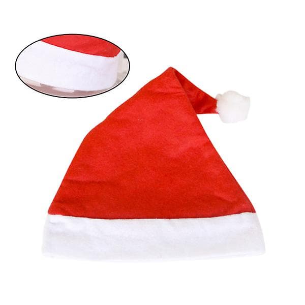 12 st Santahattar Julkostymtillbehör Barnjulhatt Santafesthatt