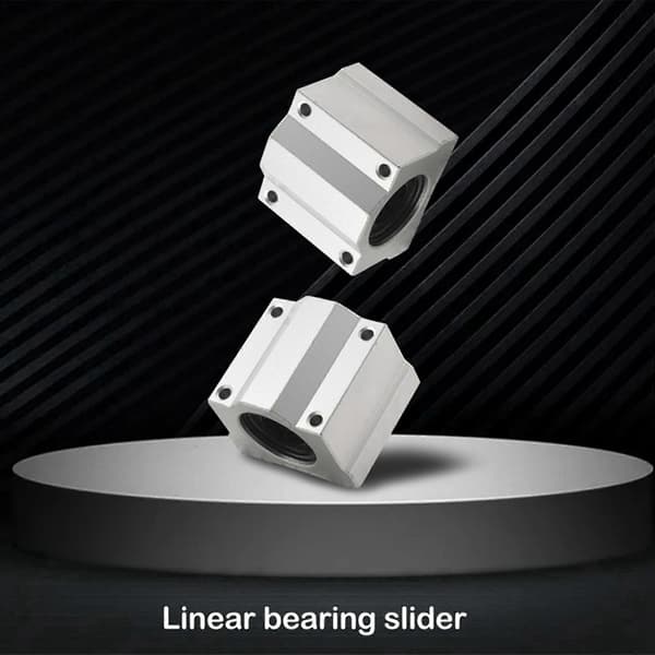 Linjära kullagerglidblockenheter, 16 mm borrdiameter (SCS16UU 4-pack)
