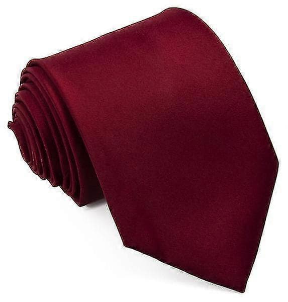 Slips för Män Satin Slips - Enfärgad Herrslips Formell, Bröllop, Fester #yg