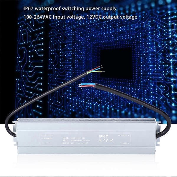 HRUW-150W-12V LED Strömförsörjning 100-264VAC IP67 Vattentät LED Driver Transformator