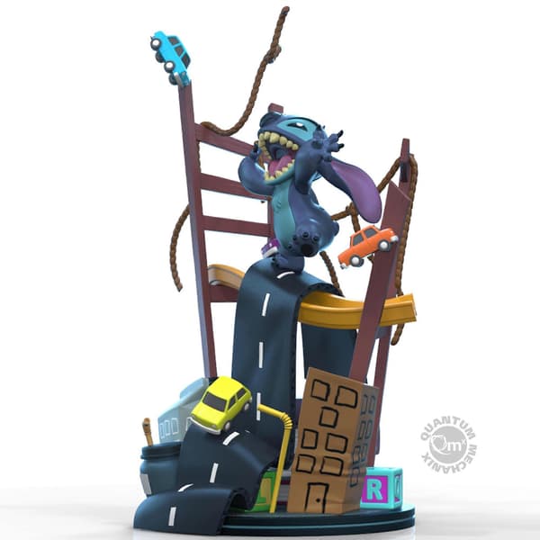 Quantum Mechanix QMx - Stitch x San Francisco - 8\" Q-Fig Max Elite  [SAMLEOBJekter] Vinylfigur, Samleobjekt USA-import
