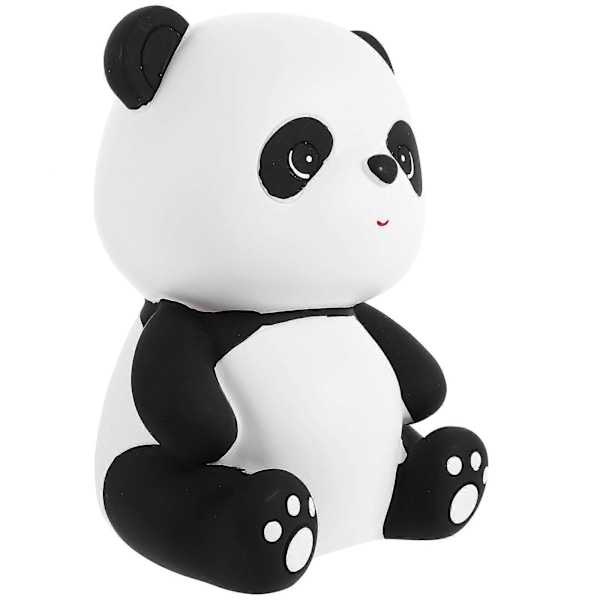 Vinyl Panda Spargris Okrossbar Sittande Panda Formad Myntsparbössa