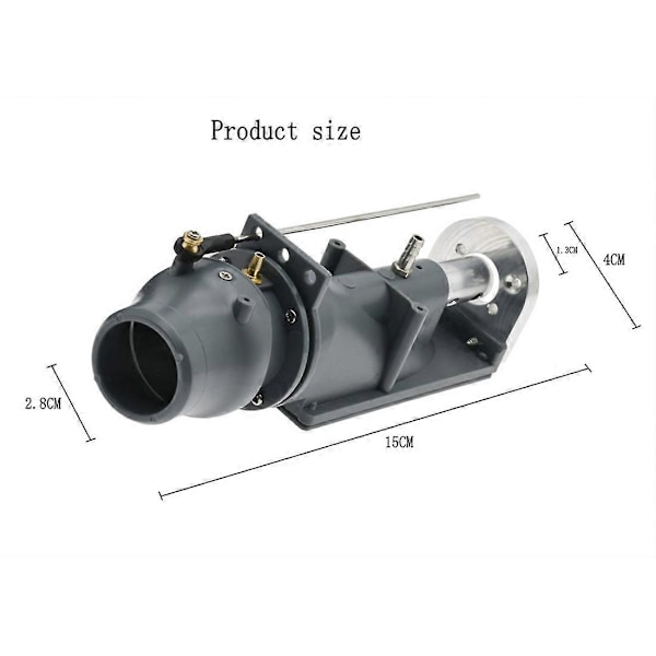 Vand Jet Thruster Power Sprøjtepumpe Vand Jet Pumpe med 3650 Børsteløs Motor + Vandkølingsjakke