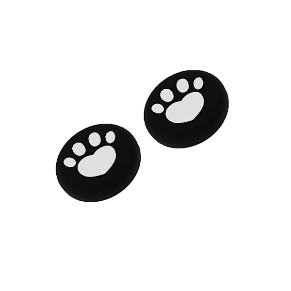 Compatible with SWITCH2 Heart-shaped Silicone Thumb Grips for Enhanced Control Black