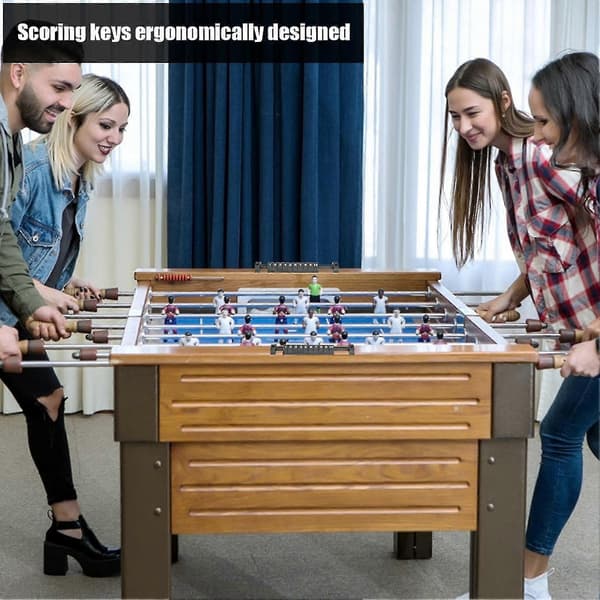 2 stk/sett Bordfotball 10 Tall Scoring Mål Teller Indikator Svart