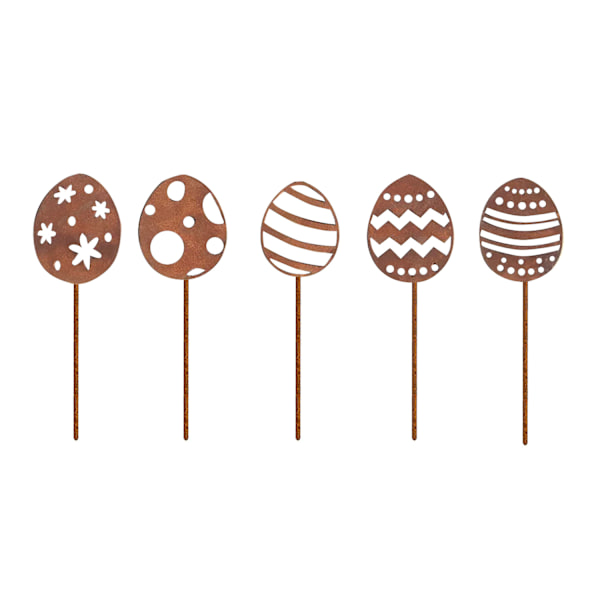 Garden Plug in Ornament-5 Easter Eggs